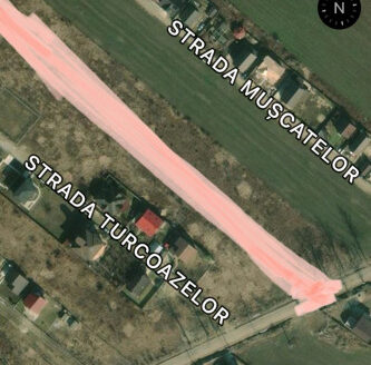De vanzare | Teren Intravilan 457mp | soseaua principala-Caragea Voda | Domnesti